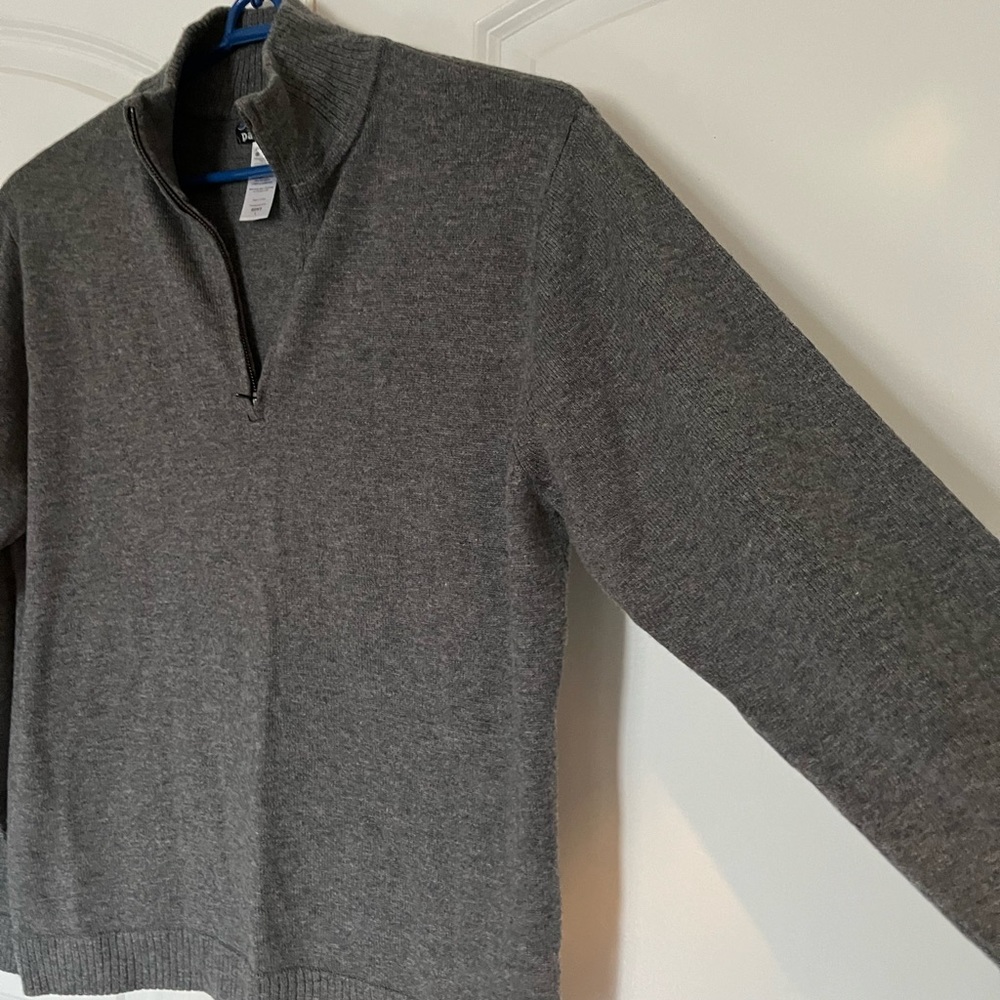 Patagonia lambswool blend half zip up Men’s sweater size L - Picture 4 of 6